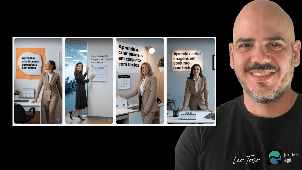 Criando imagens jurídicas realistas combinadas com texto - Conheça o Ideogram