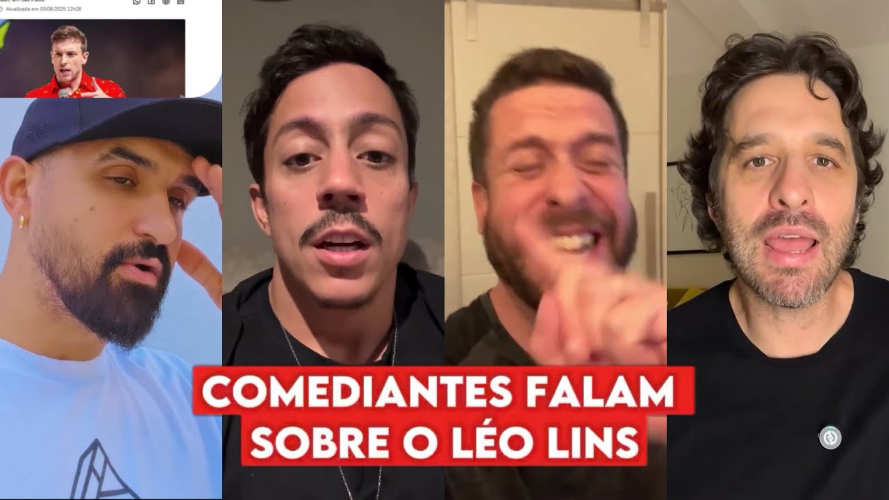 🚨O QUE OS COMEDIANTES DISSERAM APÓS A CONDENAÇÃO DE LÉO LINS? - Peraltas Comedy
