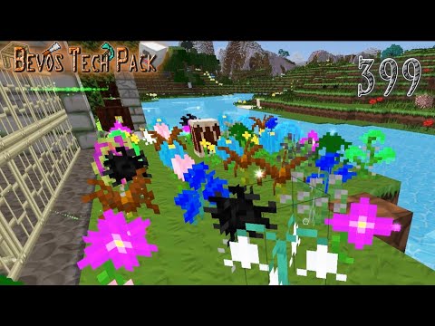 Blumenwiese mit der Jaded Amaranthus - Drum of the Wild | Minecraft Lets Play Bevos Tech Pack #399 |