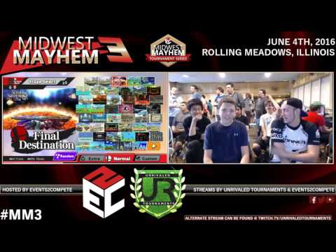 Midwest Mayhem 3 – Pools – PG l ESAM (Pikachu, Corrin) vs. ATATA (Ness)