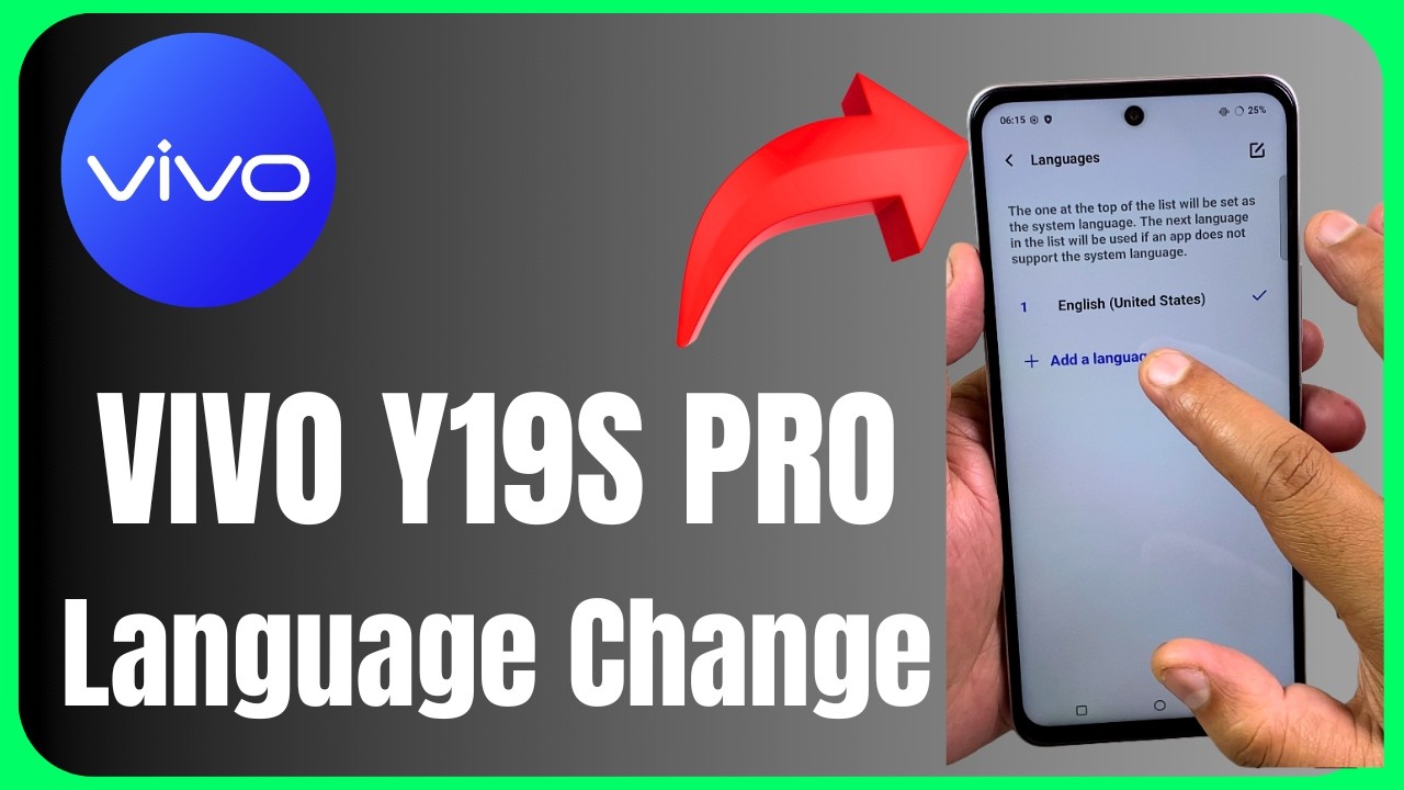 🌐 Vivo Y19s Pro Language Change 😱📱 | Easy Language Settings Tutorial 🔥
