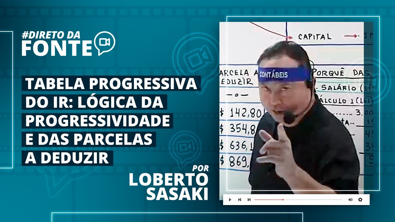 IMPOSTO DE RENDA: Entenda a tabela progressiva e as parcelas a deduzir
