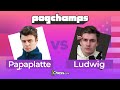 @ludwig Declines @papaplatte's Botez Gambit! | Chess.com PogChamps