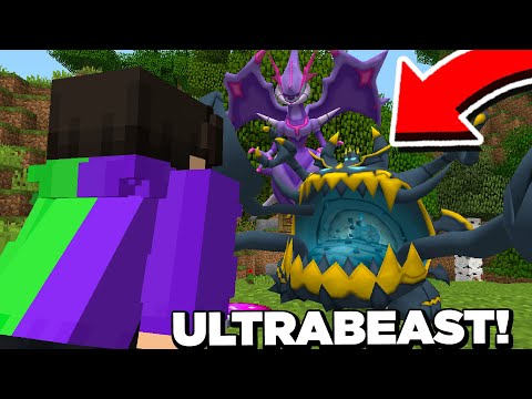 CAPTUREI AS ULTRA BEAST MAIS FORTES DO POKEMON DO MINECRAFT!!