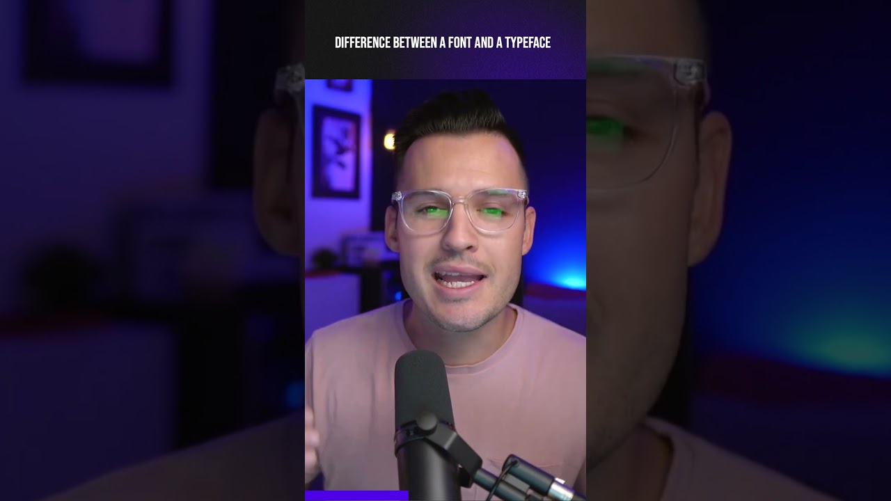 The difference between a Font and a Typeface 🔤