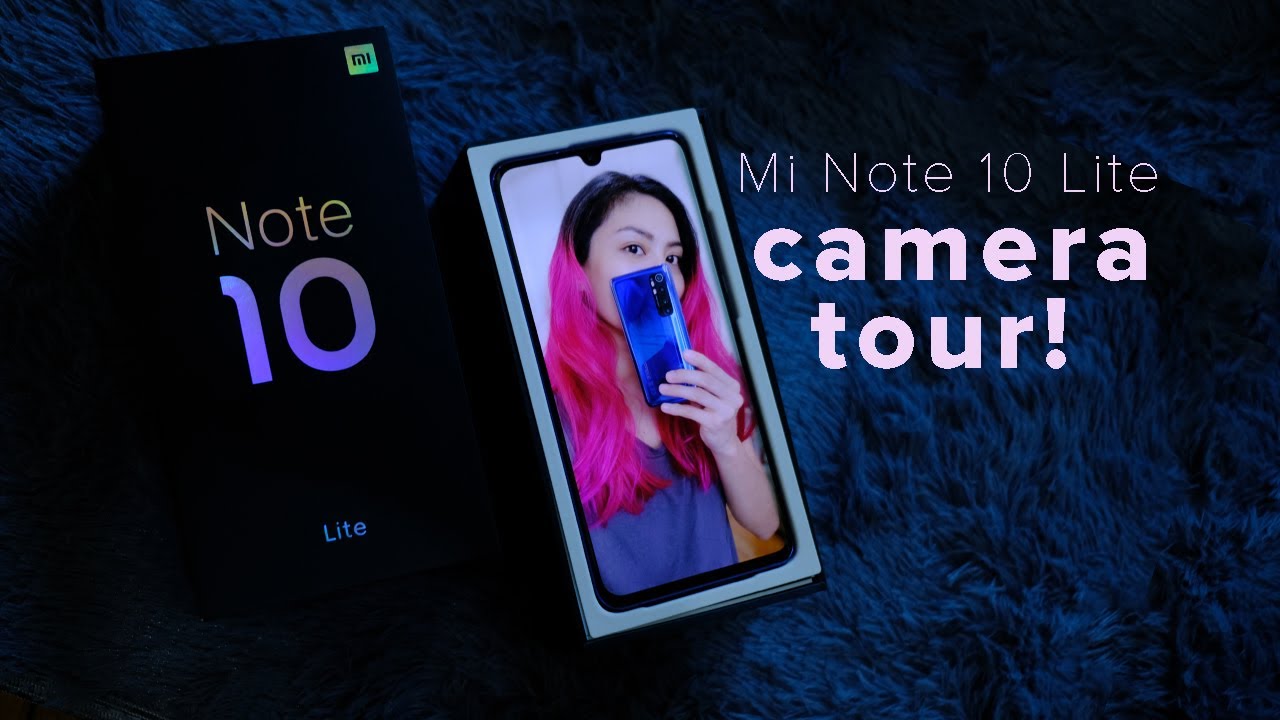 Xiaomi Mi Note 10 lite camera tour + unboxing