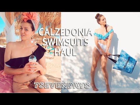CALZEDONIA SWIMSUITS HAUL (BIKINI AND ONEPIECE)