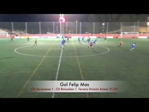 Polémico Gol Felip Mas. CD Serverense 1 - CD Binissalem 1. Tercera División Balear 21/22