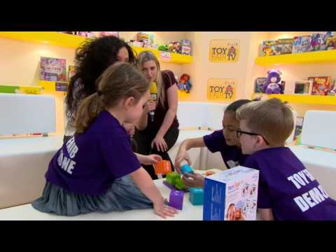 Learning Resources Mental Blox Jr at London Toy Fair Demo Zone