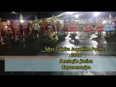 Miss caipira Jaqueline pacifico Sensação Junina/Capanema 2018.