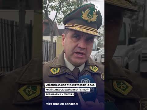 Violento asalto en San Pedro de la Paz    maniatan a carabinero en retiro y roban arma y especies
