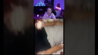 Je m’attendais 0 à ça😂 #shorts #cremefouettee #plume #chatouille #drole #funny #streamer #twitch