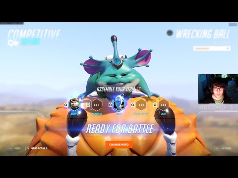 HARBLEU ZARYA and HAMMOND GAMEPLAY - OVERWATCH 2 SEASON 8 TOP 500