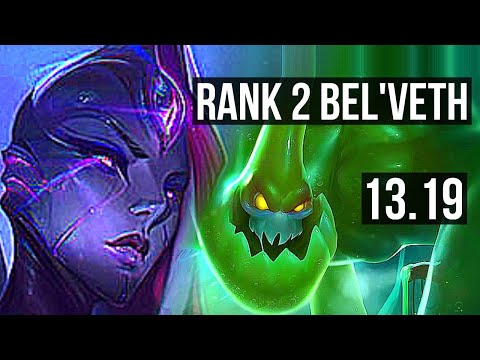 BEL'VETH vs ZAC (JNG) | Rank 2 Bel'Veth, 6/0/0, Rank 11, 400+ games | EUW Challenger | 13.19