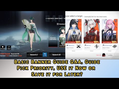 PGR Standard Banner 100% Choice Guide Pick Priority for beginner, Use it Now or Keep it?