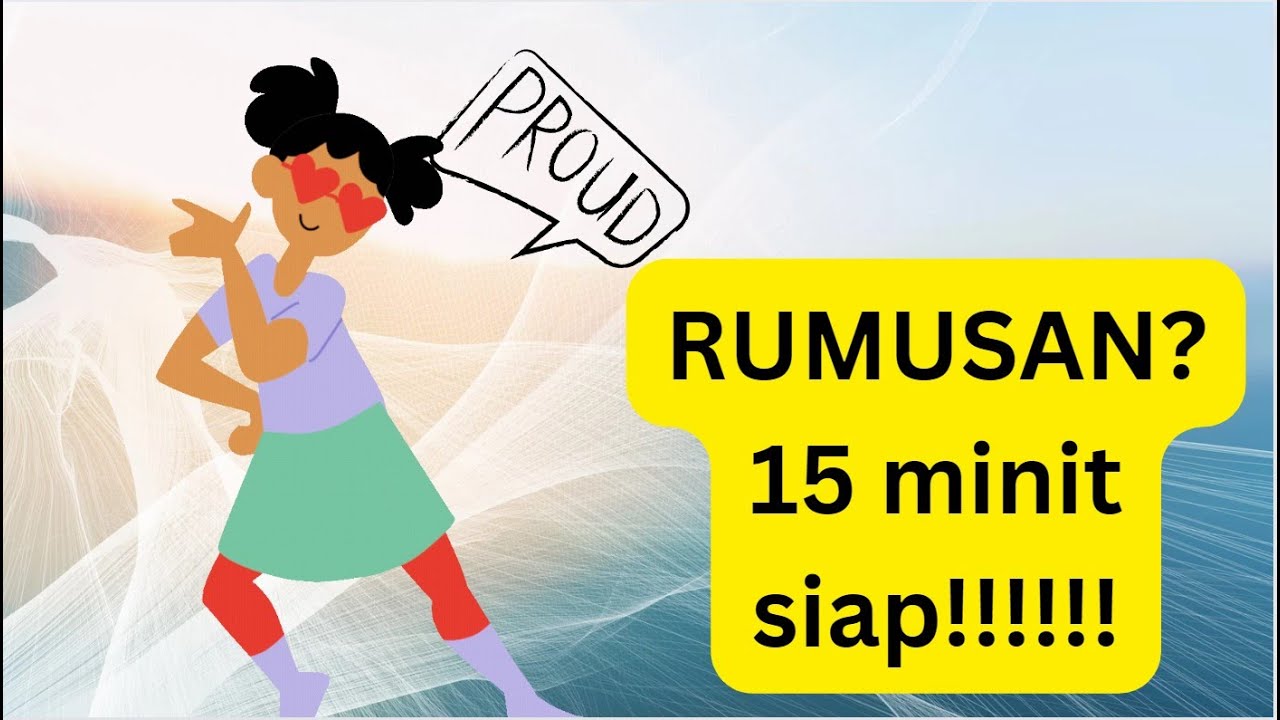 #22 MenjawaB soalan rumusan SPM dalam masa 15 minit sahaja? SERIUS!!!!