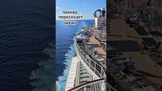 Лайнер пересекает океан #mscseaside #umarkeyn #cruiseship #4k #travel