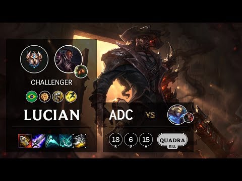 Lucian ADC vs Ezreal - BR Challenger Patch 10.10