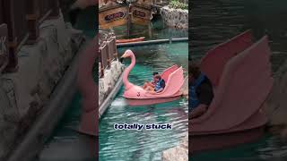 Aidan Park & Bauer Berry Get Stuck on Paddle Boat!