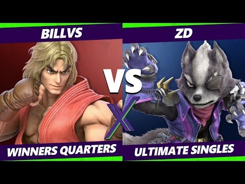S@X 348 Winners Quarters - BillVS (Ken) Vs. ZD (Wolf) Smash Ultimate - SSBU