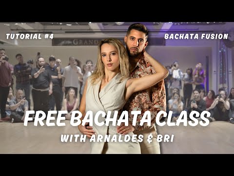 BACHATA TUTORIAL ◆ New AB Bachata Social Dance Move | Arnaldes y Bri | Bachata Online Class