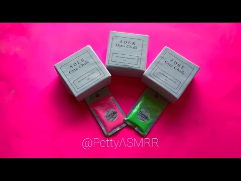 Gym Chalk Crush (Ader Sports) | PettyASMRR ft  CosmicChroma Pigment |Oddly Satisfying ASMR Sleep Aid