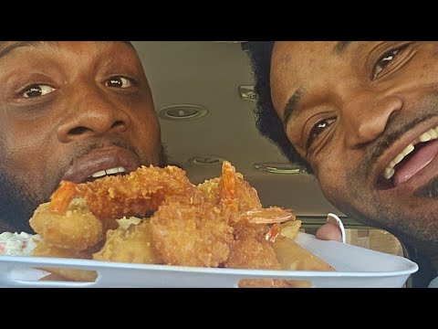 CAPTAIN D'S FRIED SEAFOOD LIVE TRUCKBANG | MUKBANG