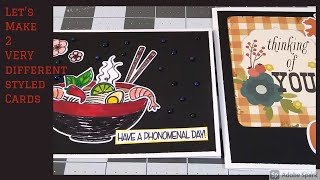 How to Make 2 Very Different Styled Cards | Avery Elle | Crafty Friday