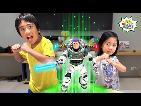 Buzz Lightyear Voice Control Robot with Ryan's World!