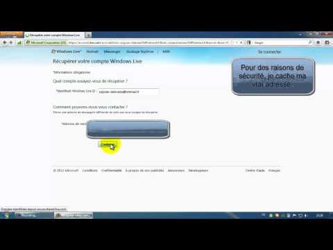 comment retrouver son mot de passe d'adresse e mail