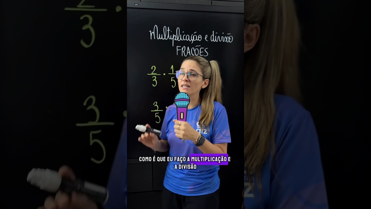 Multiplicação e divisão com frações