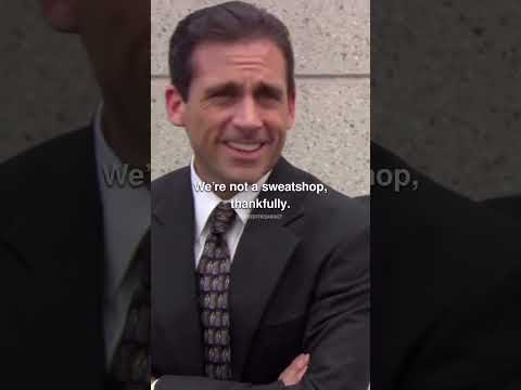 The Office - "we do not employ children" Michael's brilliant quote