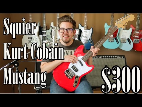 Budget Kurt Cobain Guitar | Squier Oranj-Stang Mustang Breakdown & Review