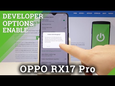 How to Open Developer Options on OPPO RX17 Pro - OEM Unlock / USB Debugging