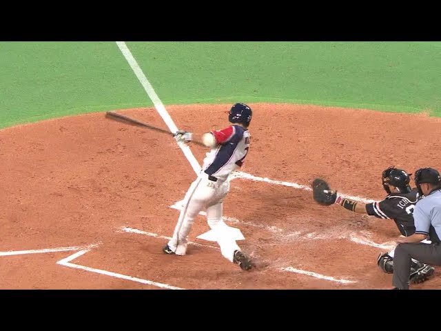 【2回裏】ファイターズ・渡邉 起用に応える今シーズン第1号アーチ!! 2018/7/20 F-H