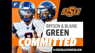 Bryson Green 4 Star ⭐️⭐️⭐️⭐️ WR Commits To Oklahoma State || Career Highlights