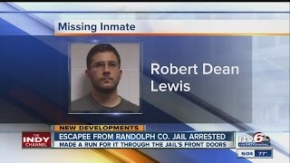Escaped Randolph County inmate caught in Ohio