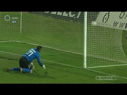 Roland Lamah gólja a Budapest Honvéd - Ferencvárosi TC mérkőzésen