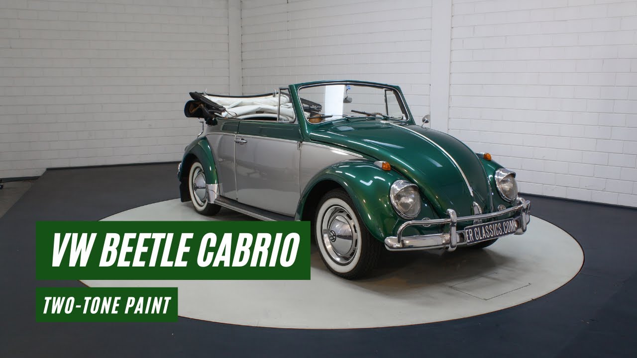 Volkswagen Beetle Cabriolet | Restored | Two-tone | Good condition | 1964 -VIDEO- www.ERclassics.com