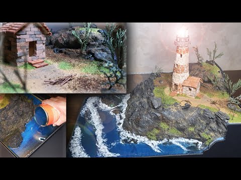 How to Build an Amazing Seaside Diorama – Realistic Scenery Part 3