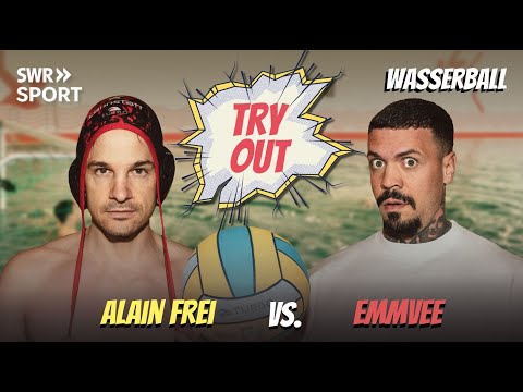 Who's going under? Water polo 🌊🏐 | Tryout with EMMVEE x Alain Frei | SWR Sport