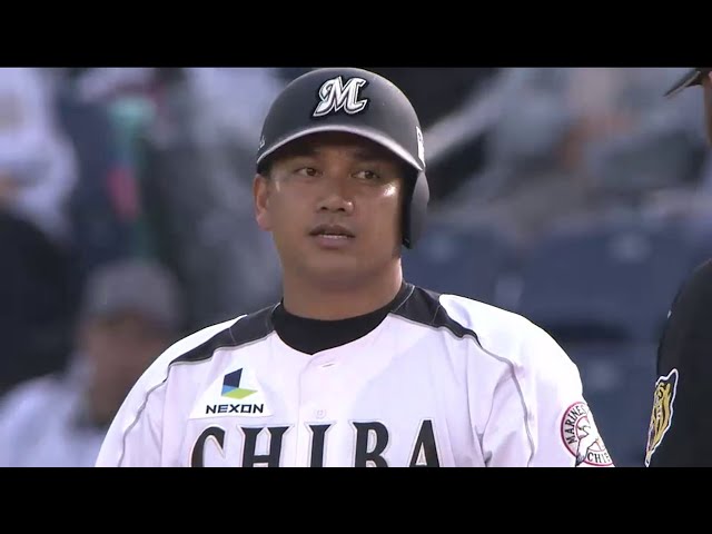 1回裏 前日の勢いそのまま!! マリーンズ・井口 初回先制タイムリー!!  2014/6/12 M-T