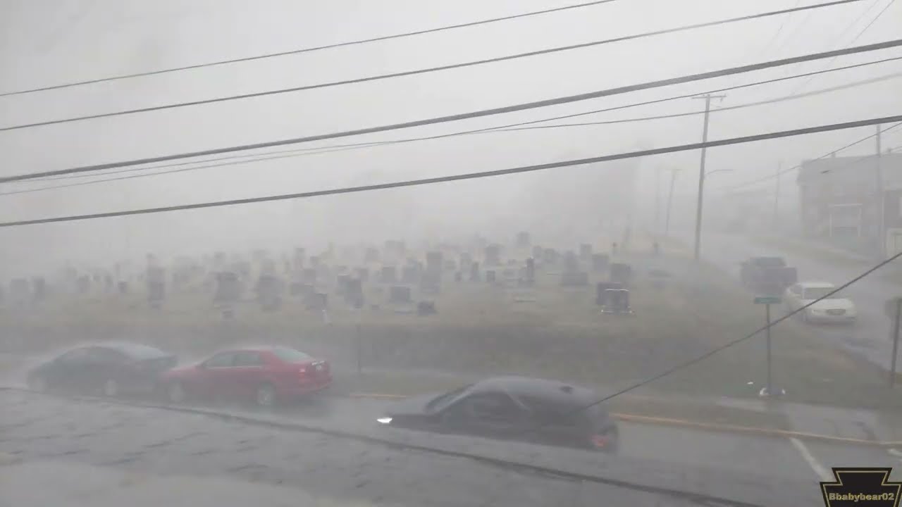 Brackenridge Pennsylvania Wind and Hail Storm (March 16th, 2025)