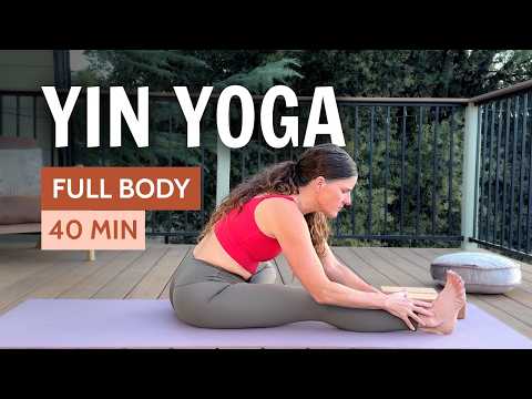 40 Min Full Body Yin Yoga | Relieve Tension and Increase Flexibility
