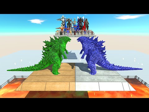 All Mod Units Fight With Itself On Lava - Animal Revolt Battle Simulator