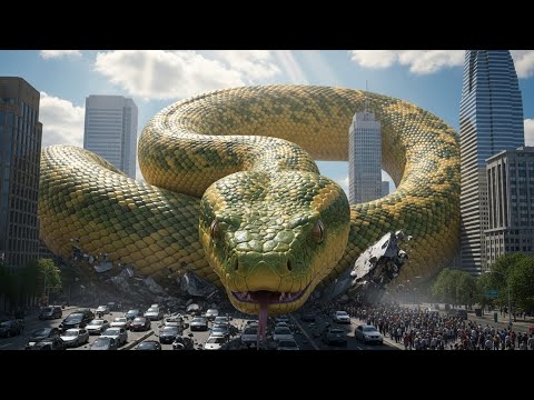 Titanoboa  Snake Attack Man In City | Titanoboa Snake Attack Boys In Forest