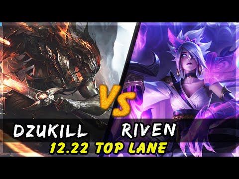 Dzukill - Yasuo vs Riven TOP Patch 12.22 - Yasuo Gameplay