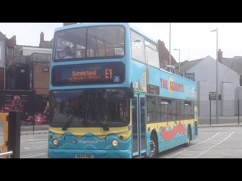 Top Deck Ride : Stagecoach North East In The Seasider Livery. ALX 400 Trident ( W645RND 17645 )