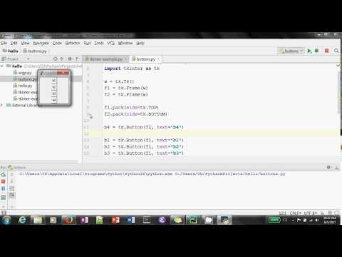 Python Gui Controlling Layout Using Frames In Hindi