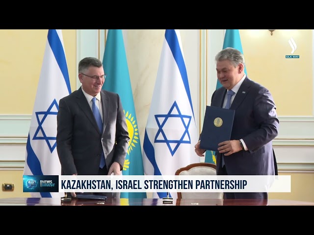 Kazakistan ve İsrail, ortaklığını güçlendiriyor